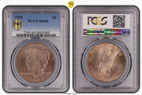 1924 $1 MS64