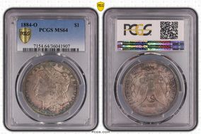 1884-O $1 MS64