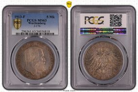 1913-F 5 Mk J-176 MS63