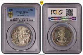 1913 3 Mk 100 Years J-110 MS66
