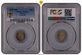 1868-BB 20C Gad-309 F-150 MS65