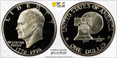 1976-S $1 Clad Type 2 PR69DCAM