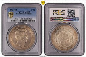 1855-B 2 Th MS62
