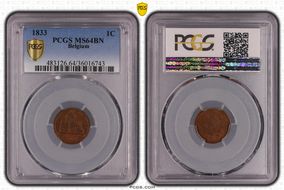 1833 1C MS64BN