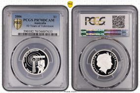 2006 $1 50 Years of Television PR70DCAM