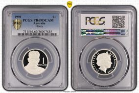 1998 $1 Howard Florey Centenary Ag PR69DCAM