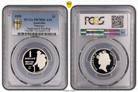1995 $1 Paterson Ag Segmented Reeding PR70DCAM