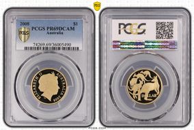 2008 $1 PR69DCAM