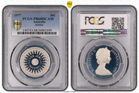 1977 50C Jubilee PR68DCAM