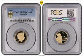 2000 $2 PR70DCAM
