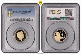 2010 $2 PR70DCAM