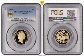 1990 $1 PR70DCAM