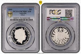 2006 50C KM-821  Ag PR70DCAM