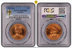 1964 (m) 1D MS65RD