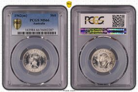 1962(m) Shil KM-59  Ag MS66