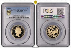 1989 $1 PR70DCAM