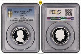 2000 20C Edward VII Silver PR70DCAM