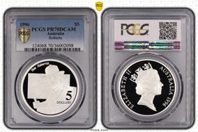 1996 $5 Roberts PR70DCAM