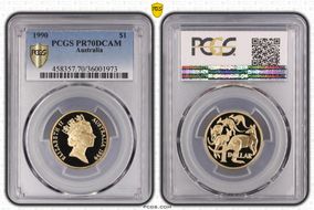 1990 $1 PR70DCAM