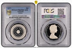 1977 50C Jubilee PR69DCAM