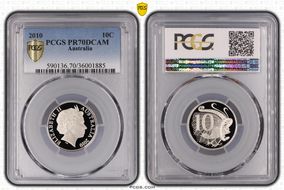2010 10C PR70DCAM