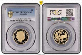 2006 $1 PR70DCAM