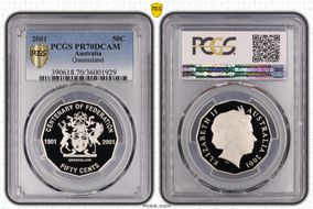 2001 50C Queensland PR70DCAM