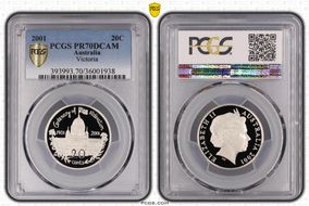 2001 20C Victoria PR70DCAM