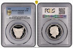 2001 20C Tasmania PR69DCAM