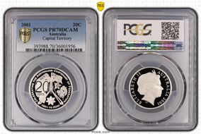 2001 20C Capital Territory PR70DCAM
