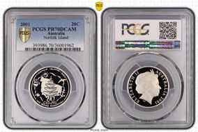 2001 20C Norfolk Island PR70DCAM