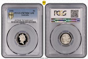 1990 5C PR70DCAM