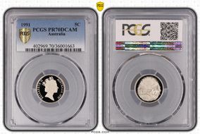 1991 5C PR70DCAM