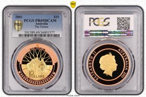 2001 $10 The Future PR69DCAM