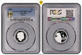 2003 $2 Ag PR70DCAM
