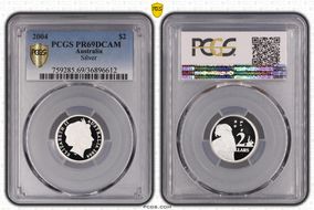 2004 $2 Silver PR69DCAM