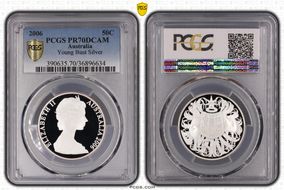 2006 50C Young Bust Silver PR70DCAM