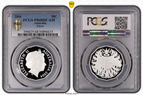 2004 50C Silver PR68DCAM