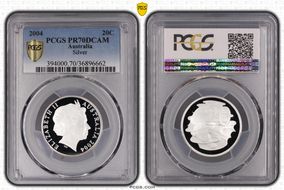 2004 20C Silver PR70DCAM