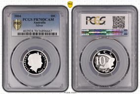 2004 10C Silver PR70DCAM