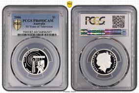 2006 $1 50 Years of Television PR69DCAM