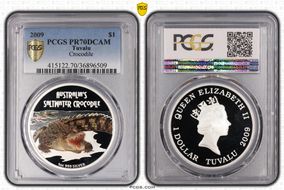 2009 $1 Crocodile PR70DCAM
