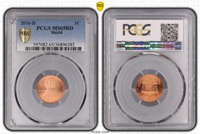 2016-D 1C Shield MS65RD