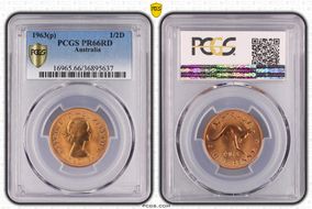 1963 Y. (p) 1/2D PR66RD