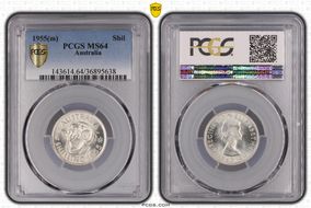 1955(m) Shil MS64