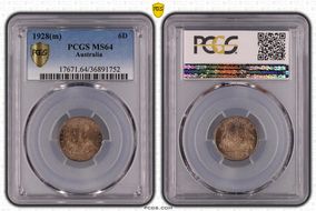 1928(m) 6D MS64