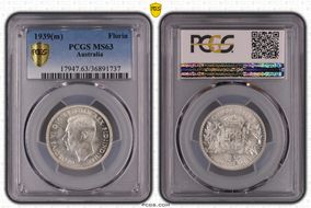 1939(m) Florin MS63
