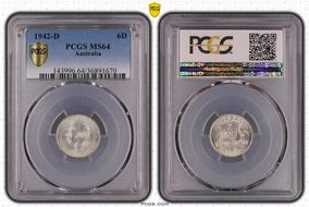 1942-D 6D MS64