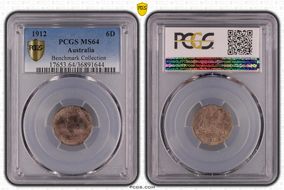 1912 6D MS64