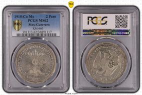 1915-Co Mo 2 Peso KM-660 MS62